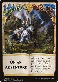 On An Adventure // Spirit Double-sided Token (Challenger 2020) [Unique and Miscellaneous Promos] | Empire Gaming NC