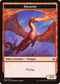 Dragon // Spirit Double-sided Token (Challenger 2020) [Unique and Miscellaneous Promos] | Empire Gaming NC