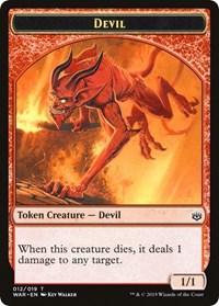 Devil // Satyr Double-sided Token (Challenger 2020) [Unique and Miscellaneous Promos] | Empire Gaming NC