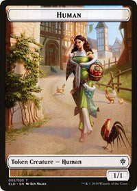 Human Double-sided Token (Challenger 2020) [Unique and Miscellaneous Promos] | Empire Gaming NC