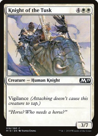 Knight of the Tusk [Core Set 2019] | Empire Gaming NC