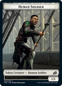 Human Soldier (004) // Zombie Double-sided Token [Commander 2020] | Empire Gaming NC