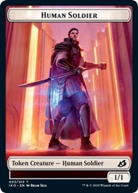 Human Soldier (005) // Zombie Double-sided Token [Commander 2020] | Empire Gaming NC