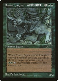 Aswan Jaguar (Oversized) [Oversize Cards] | Empire Gaming NC