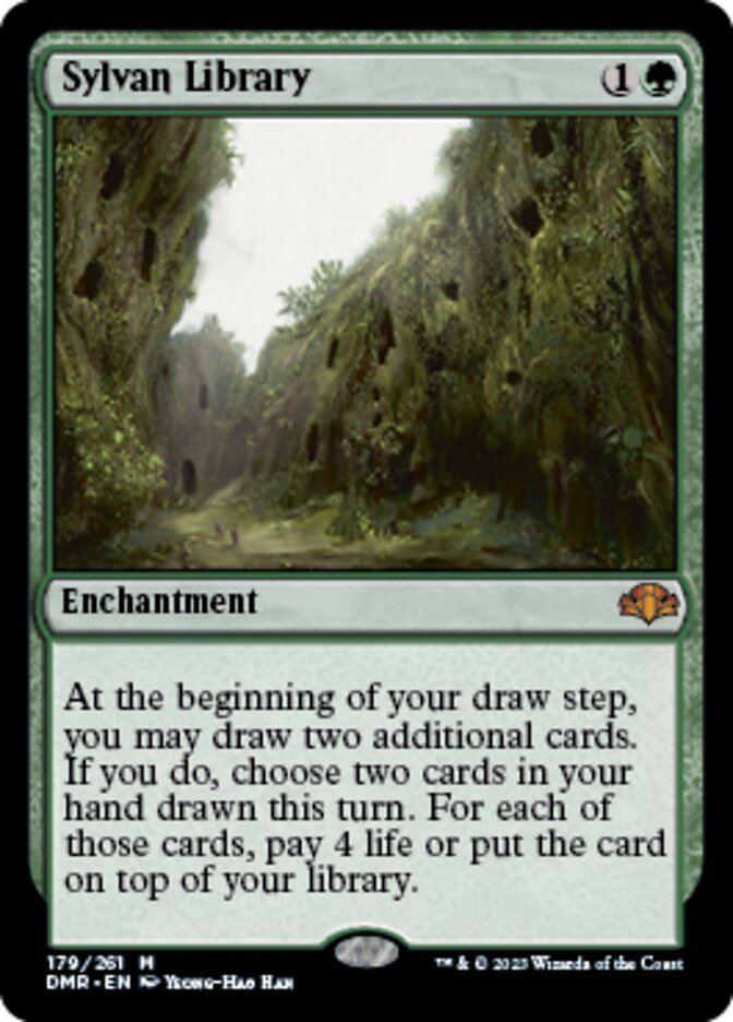 Sylvan Library [Dominaria Remastered] | Empire Gaming NC