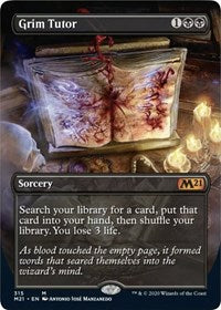 Grim Tutor (Alternate Art) [Core Set 2021] | Empire Gaming NC