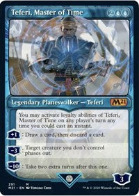 Teferi, Master of Time (Showcase) (291) [Core Set 2021] | Empire Gaming NC