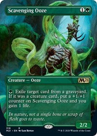 Scavenging Ooze (Alternate Art) [Core Set 2021] | Empire Gaming NC