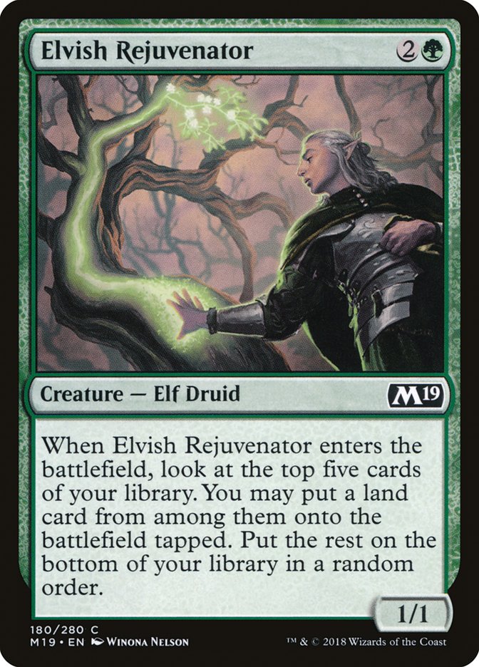 Elvish Rejuvenator [Core Set 2019] | Empire Gaming NC