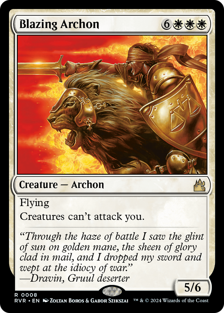 Blazing Archon [Ravnica Remastered] | Empire Gaming NC