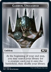 Emblem - Garruk, Unleashed [Core Set 2021] | Empire Gaming NC