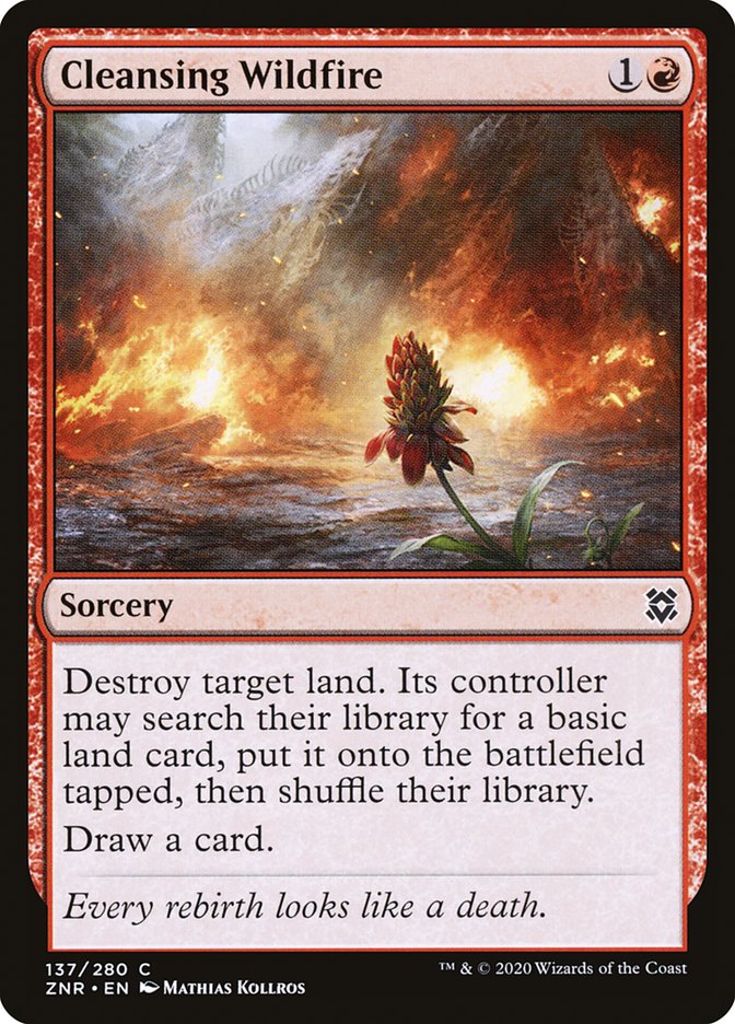 Cleansing Wildfire [Zendikar Rising] | Empire Gaming NC