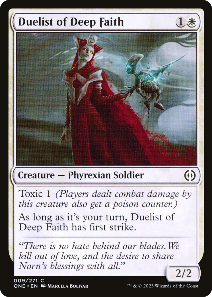 Duelist of Deep Faith [Phyrexia: All Will Be One] | Empire Gaming NC