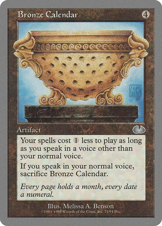 Bronze Calendar [Unglued] | Empire Gaming NC