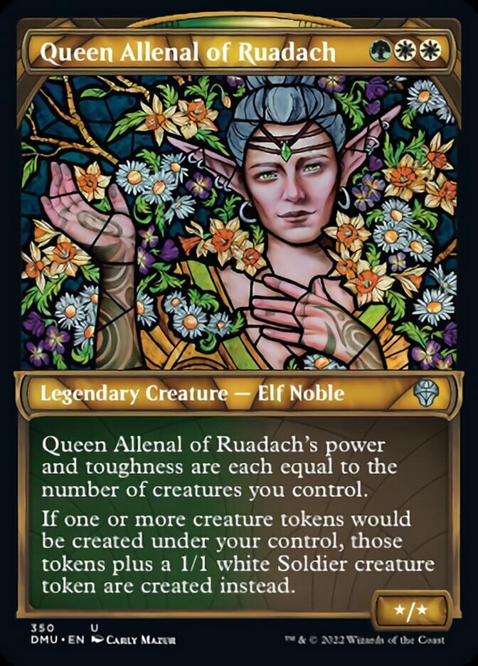 Queen Allenal of Ruadach (Showcase Textured) [Dominaria United] | Empire Gaming NC