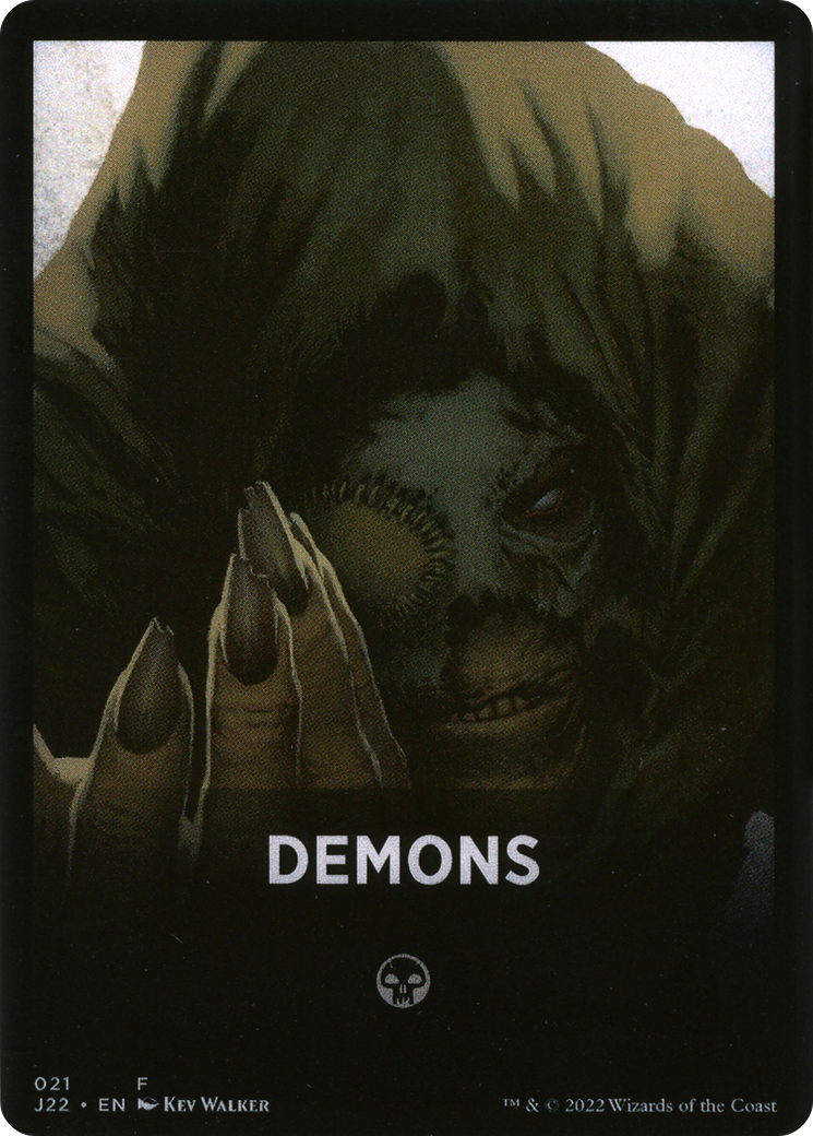 Demons Theme Card [Jumpstart 2022 Front Cards] | Empire Gaming NC