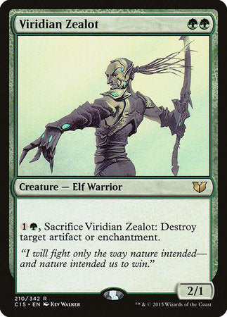 Viridian Zealot [Commander 2015] | Empire Gaming NC