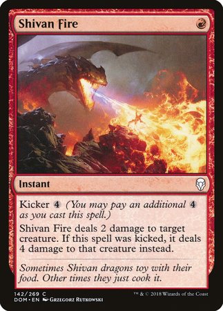 Shivan Fire [Dominaria] | Empire Gaming NC