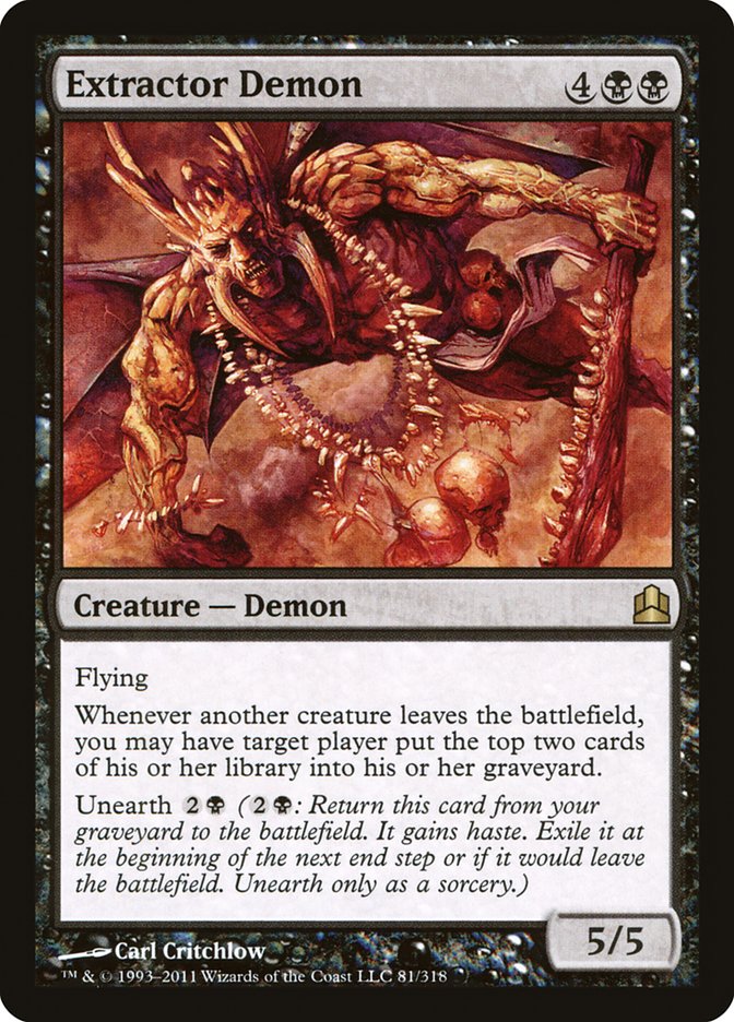 Extractor Demon [Commander 2011] | Empire Gaming NC