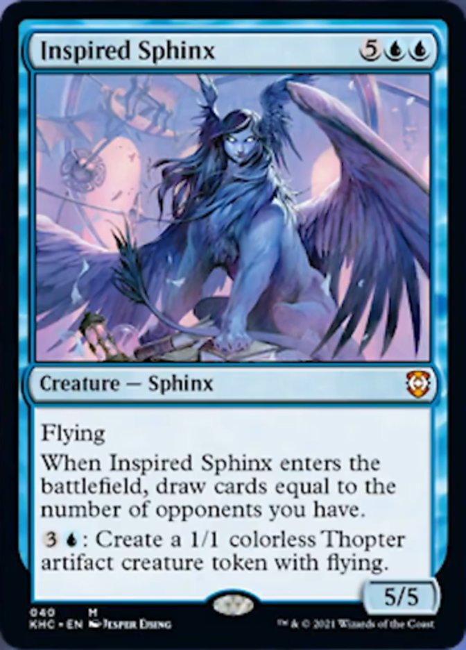 Inspired Sphinx [Kaldheim Commander] | Empire Gaming NC