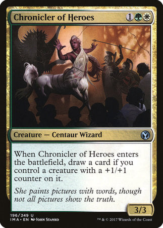 Chronicler of Heroes [Iconic Masters] | Empire Gaming NC