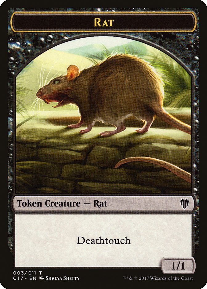 Rat Token [Commander 2017 Tokens] | Empire Gaming NC