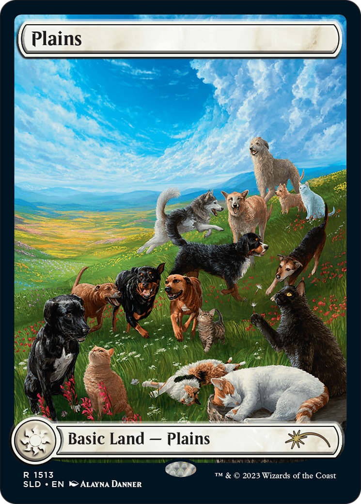 Plains (1513) [Secret Lair Commander Deck: Raining Cats and Dogs] | Empire Gaming NC