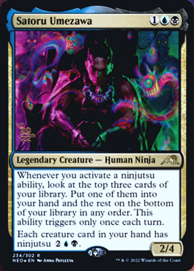 Satoru Umezawa [Kamigawa: Neon Dynasty Prerelease Promos] | Empire Gaming NC