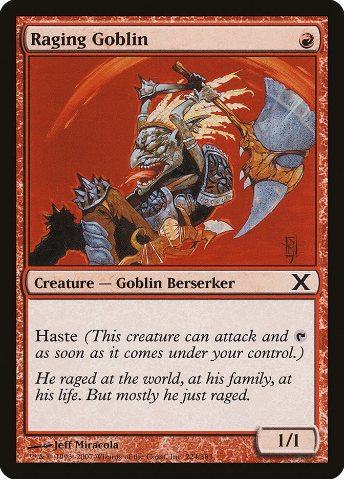 Raging Goblin [Tenth Edition] | Empire Gaming NC