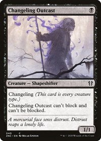 Changeling Outcast [Zendikar Rising Commander] | Empire Gaming NC