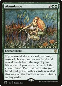 Abundance [Zendikar Rising Commander] | Empire Gaming NC