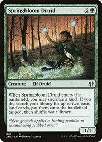 Springbloom Druid [Zendikar Rising Commander] | Empire Gaming NC