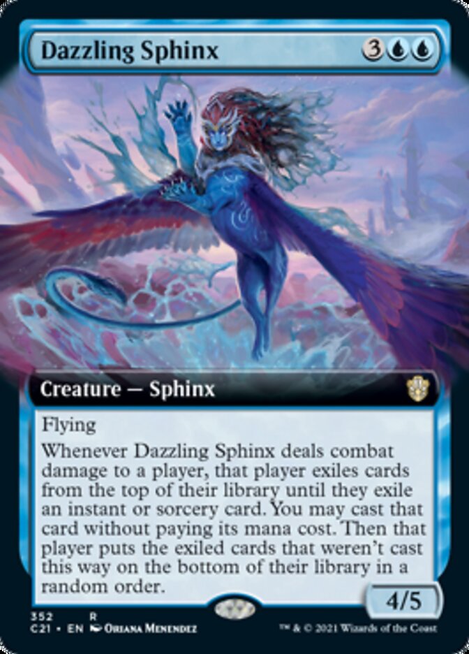 Dazzling Sphinx (Extended) [Commander 2021] | Empire Gaming NC