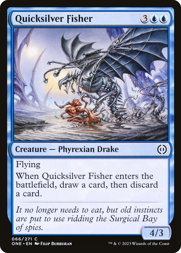 Quicksilver Fisher [Phyrexia: All Will Be One] | Empire Gaming NC