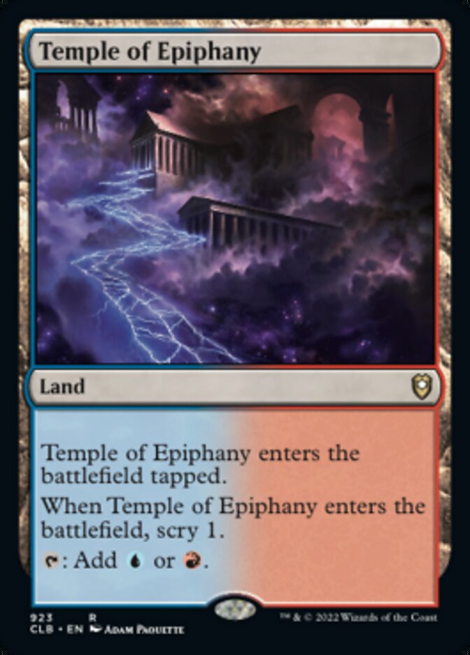 Temple of Epiphany [Commander Legends: Battle for Baldur's Gate] | Empire Gaming NC