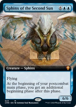 Sphinx of the Second Sun (Extended Art) [Commander Legends] | Empire Gaming NC