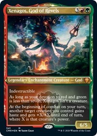 Xenagos, God of Revels (Foil Etched) [Commander Legends] | Empire Gaming NC