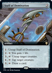 Staff of Domination (Extended Art) [Commander Legends] | Empire Gaming NC