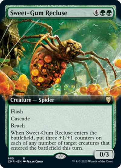 Sweet-Gum Recluse (Extended Art) [Commander Legends] | Empire Gaming NC