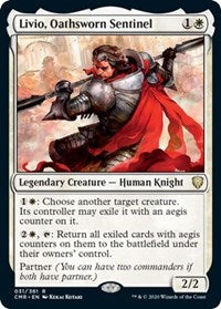 Livio, Oathsworn Sentinel [Commander Legends] | Empire Gaming NC