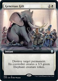 Generous Gift (Extended Art) [Commander Legends] | Empire Gaming NC