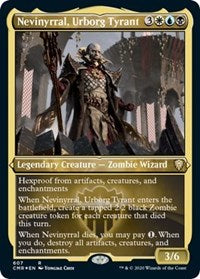 Nevinyrral, Urborg Tyrant (Foil Etched) [Commander Legends] | Empire Gaming NC