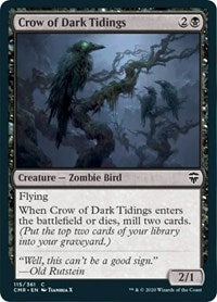 Crow of Dark Tidings [Commander Legends] | Empire Gaming NC