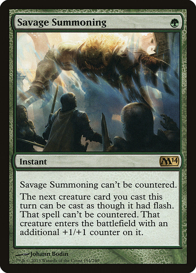 Savage Summoning [Magic 2014] | Empire Gaming NC