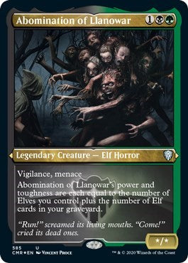 Abomination of Llanowar (Foil Etched) [Commander Legends] | Empire Gaming NC