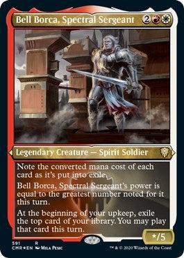 Bell Borca, Spectral Sergeant (Foil Etched) [Commander Legends] | Empire Gaming NC