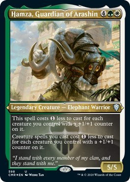 Hamza, Guardian of Arashin (Foil Etched) [Commander Legends] | Empire Gaming NC