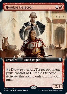 Humble Defector (Extended Art) [Commander Legends] | Empire Gaming NC