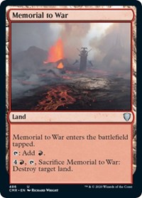 Memorial to War [Commander Legends] | Empire Gaming NC