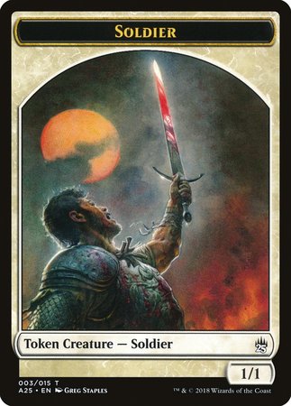 Soldier Token (003) [Masters 25 Tokens] | Empire Gaming NC